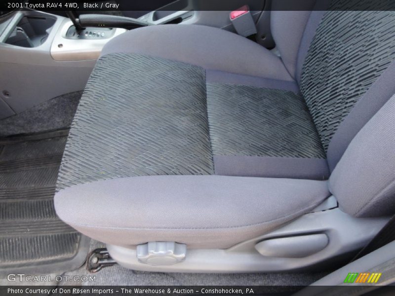 Black / Gray 2001 Toyota RAV4 4WD