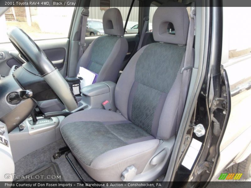 Black / Gray 2001 Toyota RAV4 4WD