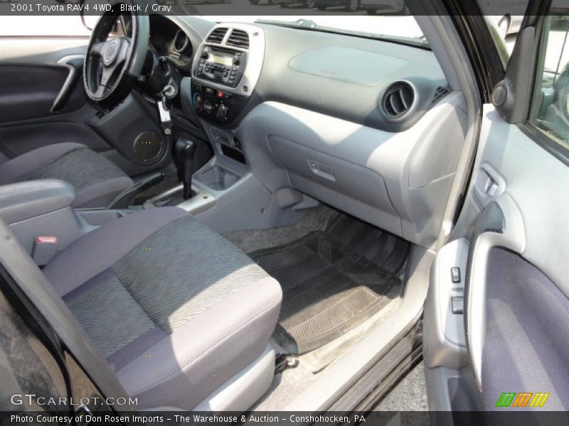 Black / Gray 2001 Toyota RAV4 4WD