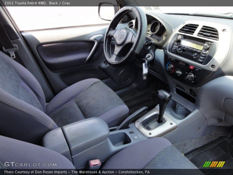 Black / Gray 2001 Toyota RAV4 4WD