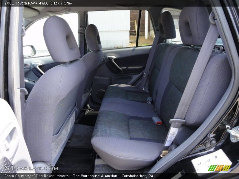 Black / Gray 2001 Toyota RAV4 4WD