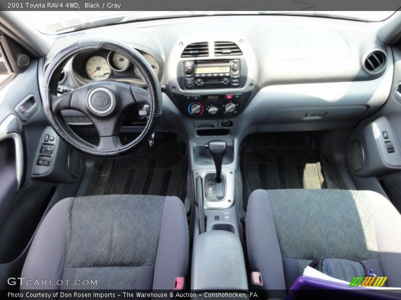Black / Gray 2001 Toyota RAV4 4WD