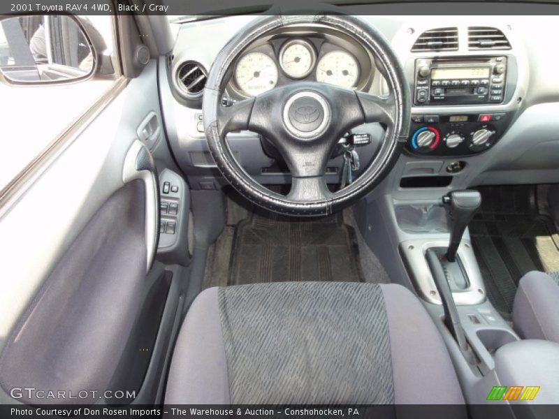 Black / Gray 2001 Toyota RAV4 4WD