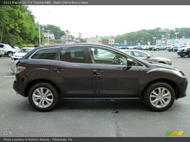 Black Cherry Mica / Sand 2011 Mazda CX-7 s Touring AWD
