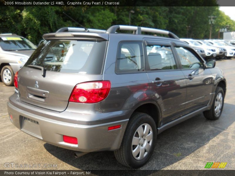 Graphite Gray Pearl / Charcoal 2006 Mitsubishi Outlander LS 4WD