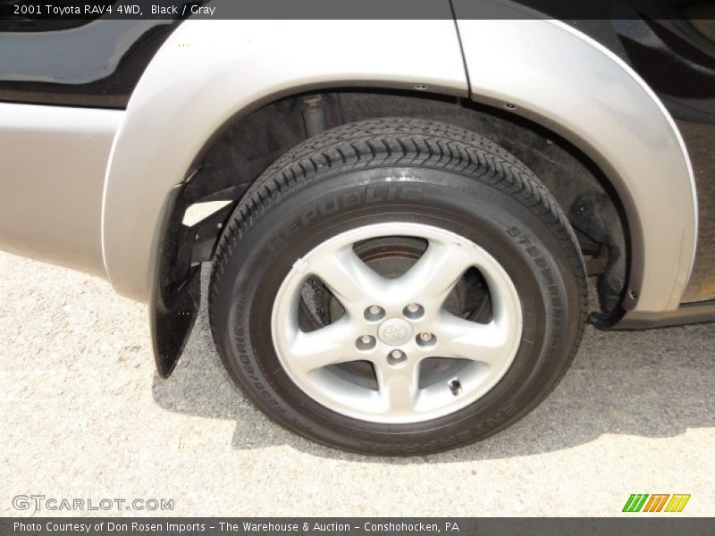 Black / Gray 2001 Toyota RAV4 4WD