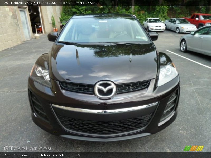 Black Cherry Mica / Sand 2011 Mazda CX-7 s Touring AWD