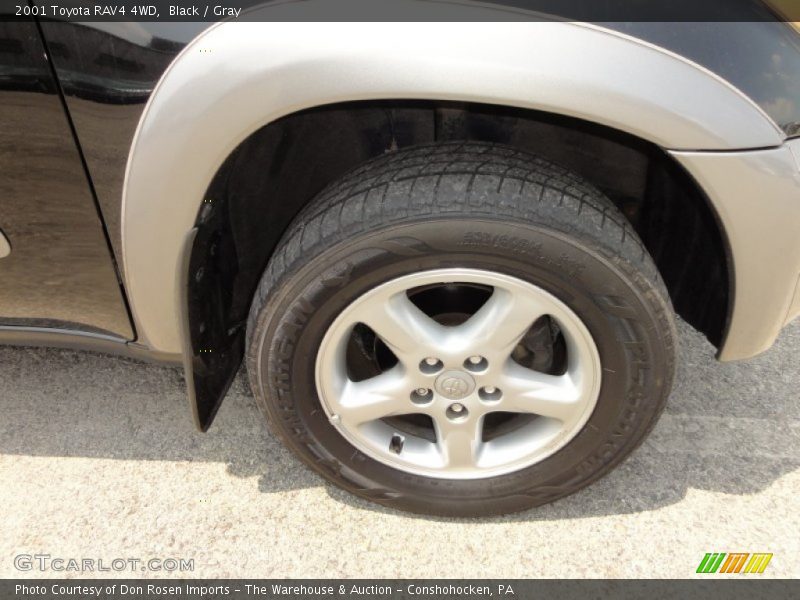 Black / Gray 2001 Toyota RAV4 4WD