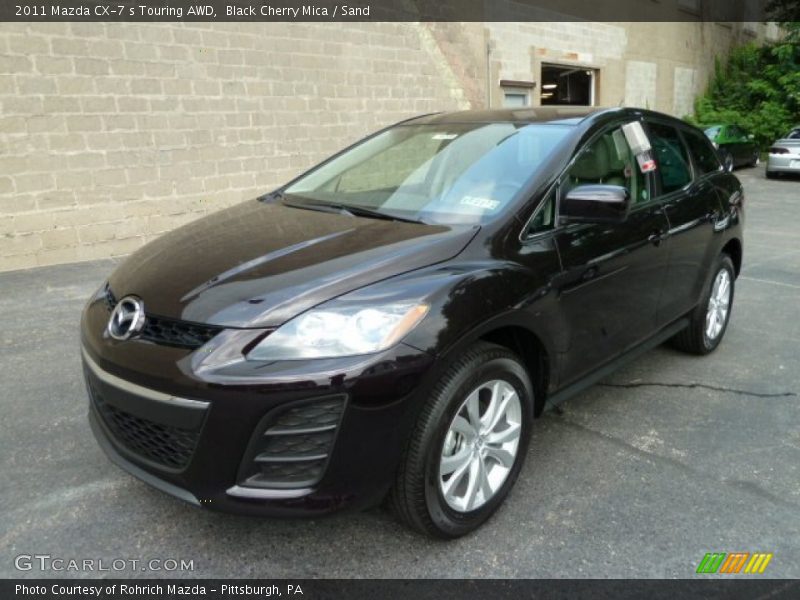 Black Cherry Mica / Sand 2011 Mazda CX-7 s Touring AWD