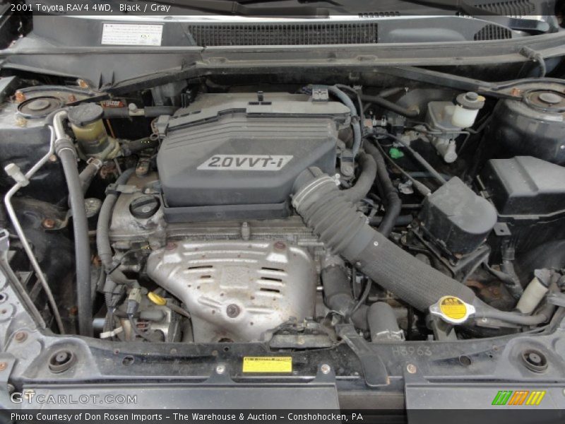 Black / Gray 2001 Toyota RAV4 4WD
