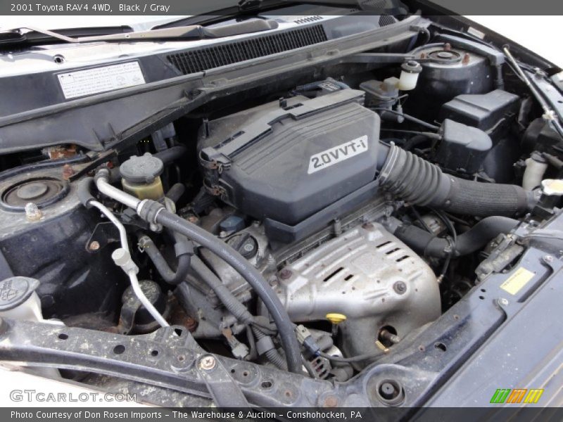 Black / Gray 2001 Toyota RAV4 4WD