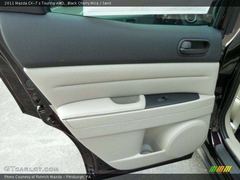 Black Cherry Mica / Sand 2011 Mazda CX-7 s Touring AWD