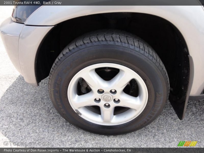 Black / Gray 2001 Toyota RAV4 4WD