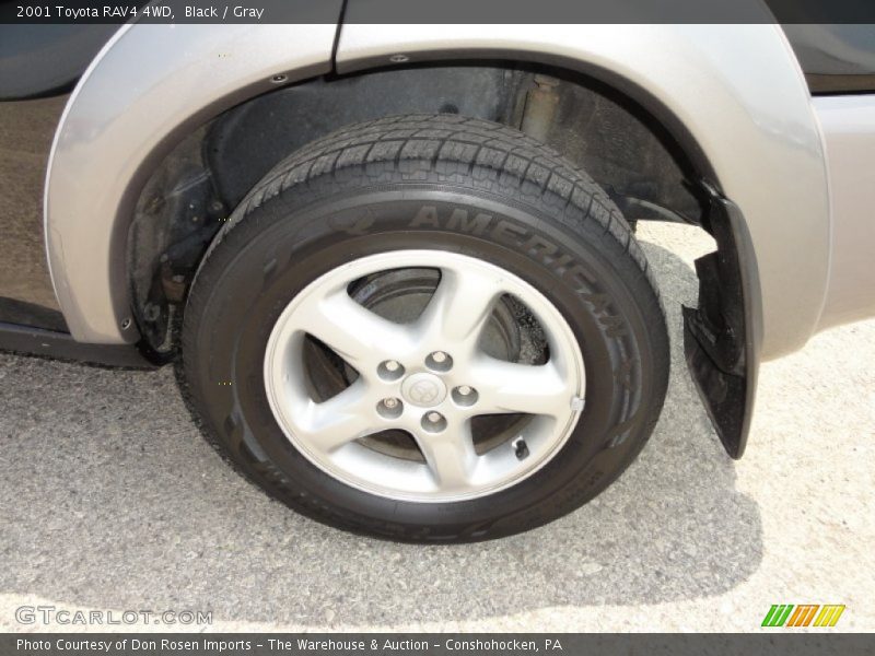 Black / Gray 2001 Toyota RAV4 4WD