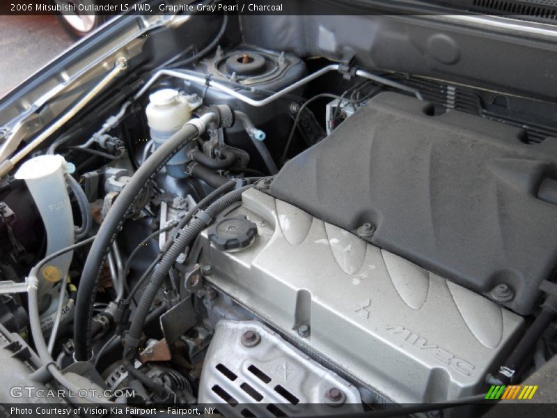 Graphite Gray Pearl / Charcoal 2006 Mitsubishi Outlander LS 4WD