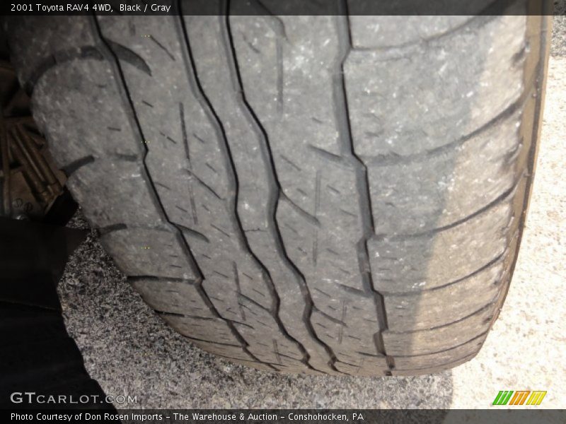 Black / Gray 2001 Toyota RAV4 4WD