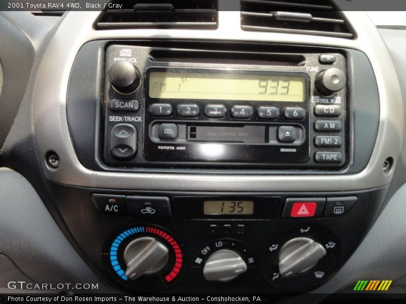 Black / Gray 2001 Toyota RAV4 4WD