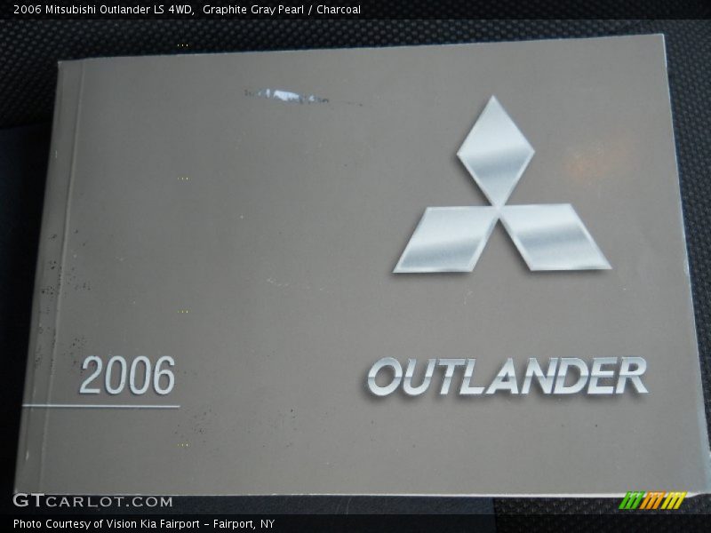 Graphite Gray Pearl / Charcoal 2006 Mitsubishi Outlander LS 4WD