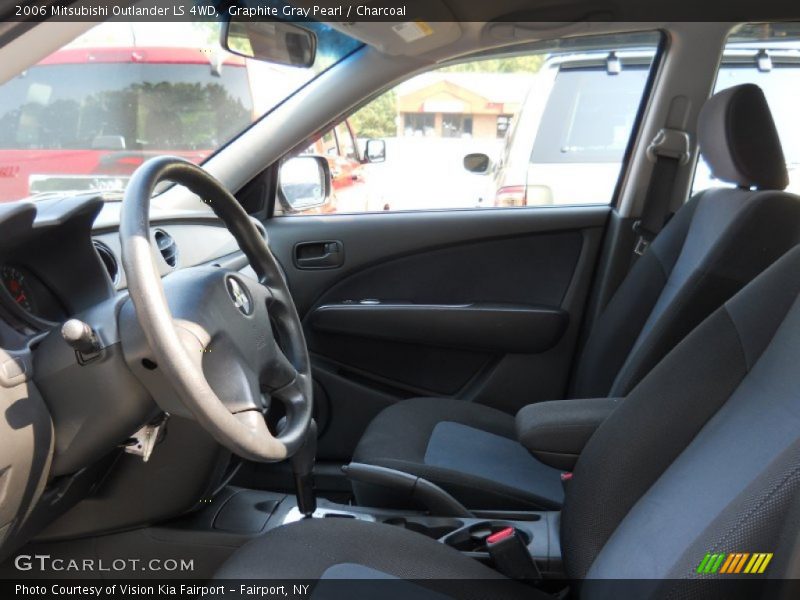 Graphite Gray Pearl / Charcoal 2006 Mitsubishi Outlander LS 4WD