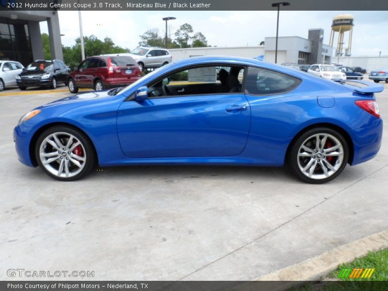  2012 Genesis Coupe 3.8 Track Mirabeau Blue