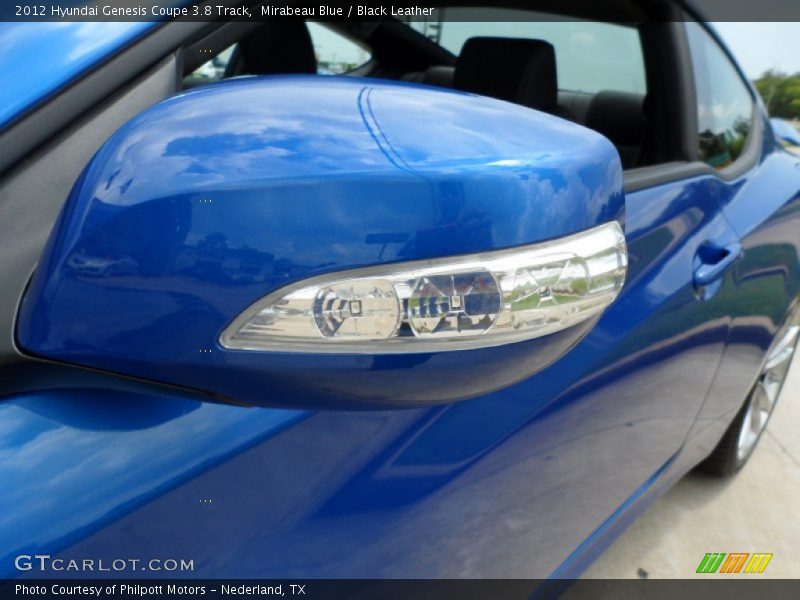 Mirabeau Blue / Black Leather 2012 Hyundai Genesis Coupe 3.8 Track