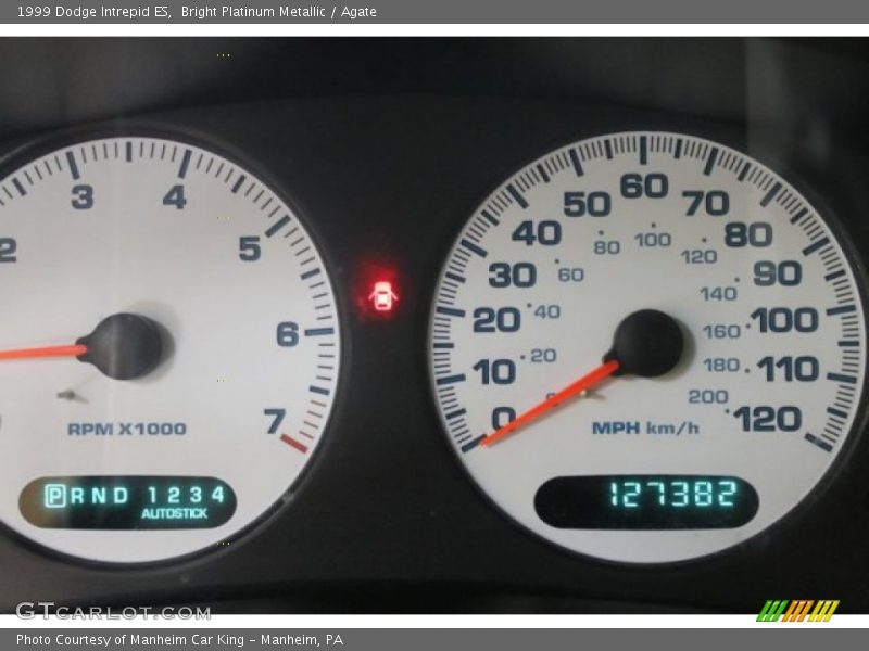 Bright Platinum Metallic / Agate 1999 Dodge Intrepid ES