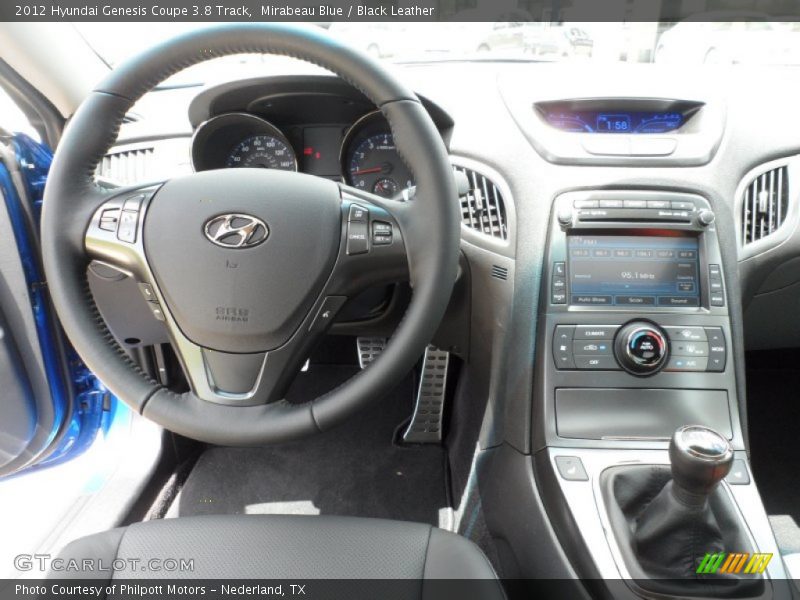 Dashboard of 2012 Genesis Coupe 3.8 Track