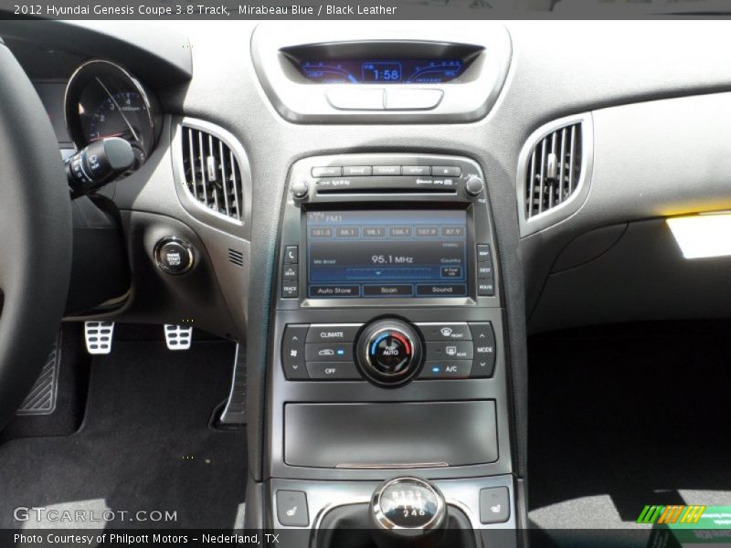 Controls of 2012 Genesis Coupe 3.8 Track