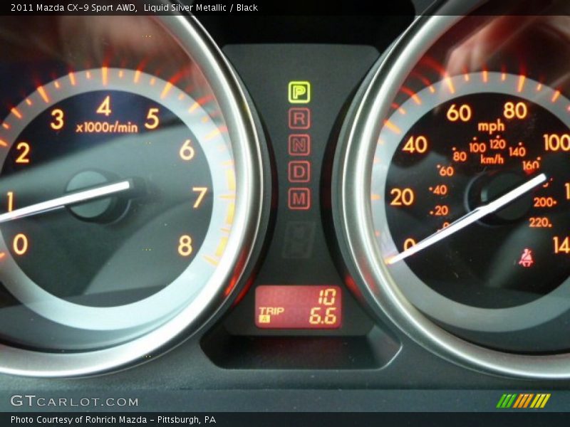  2011 CX-9 Sport AWD Sport AWD Gauges