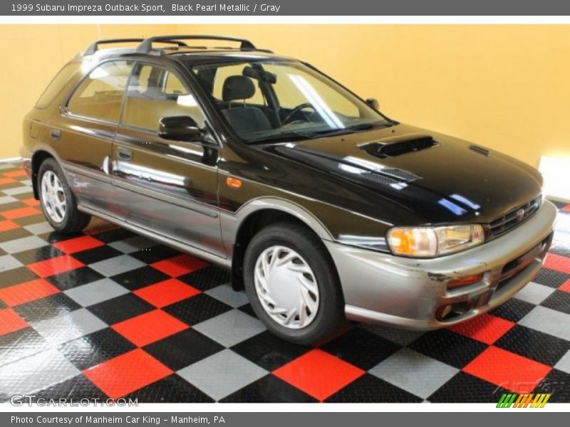 Black Pearl Metallic / Gray 1999 Subaru Impreza Outback Sport