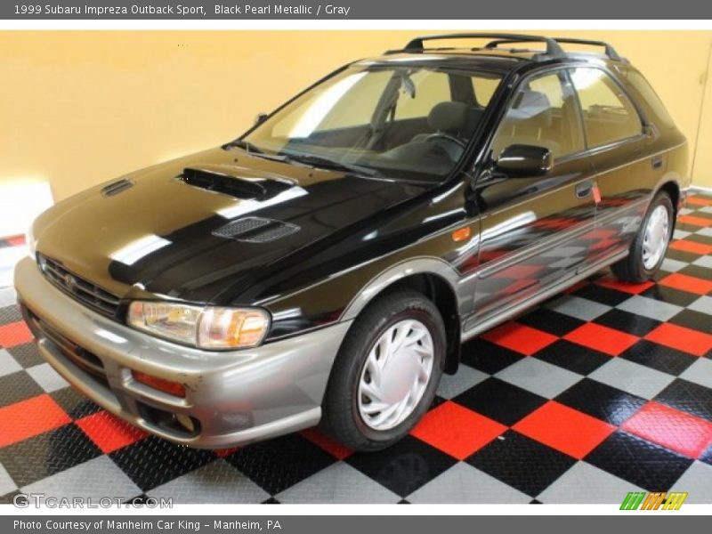 Black Pearl Metallic / Gray 1999 Subaru Impreza Outback Sport