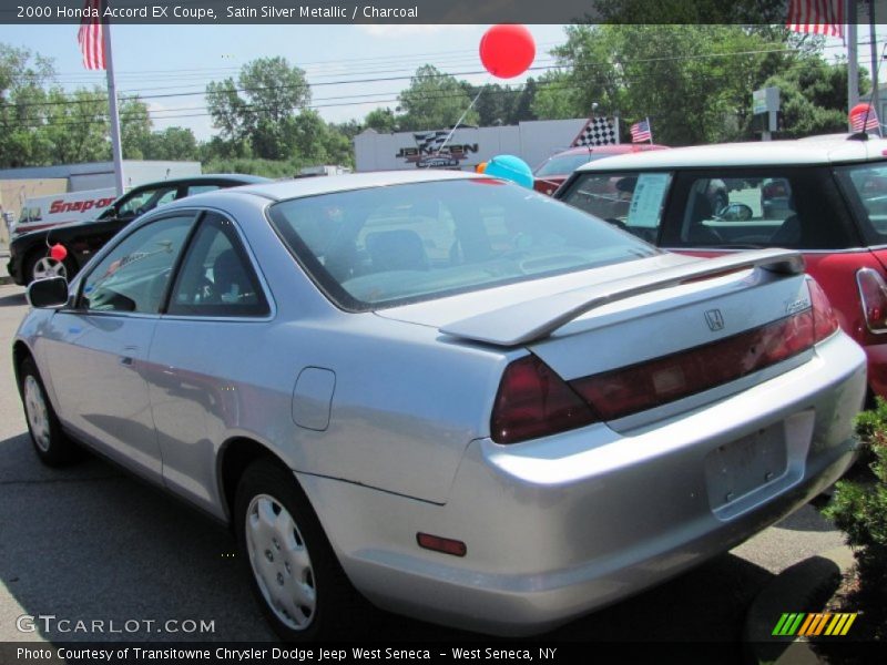 Satin Silver Metallic / Charcoal 2000 Honda Accord EX Coupe