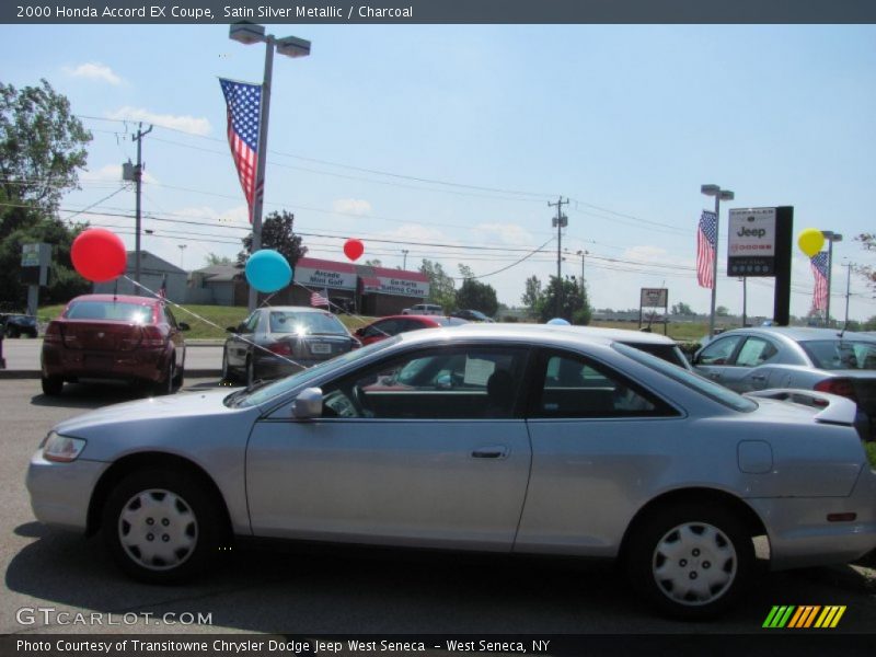 Satin Silver Metallic / Charcoal 2000 Honda Accord EX Coupe