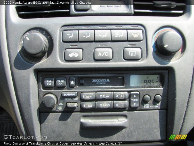 Controls of 2000 Accord EX Coupe