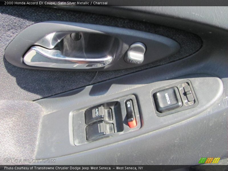 Satin Silver Metallic / Charcoal 2000 Honda Accord EX Coupe