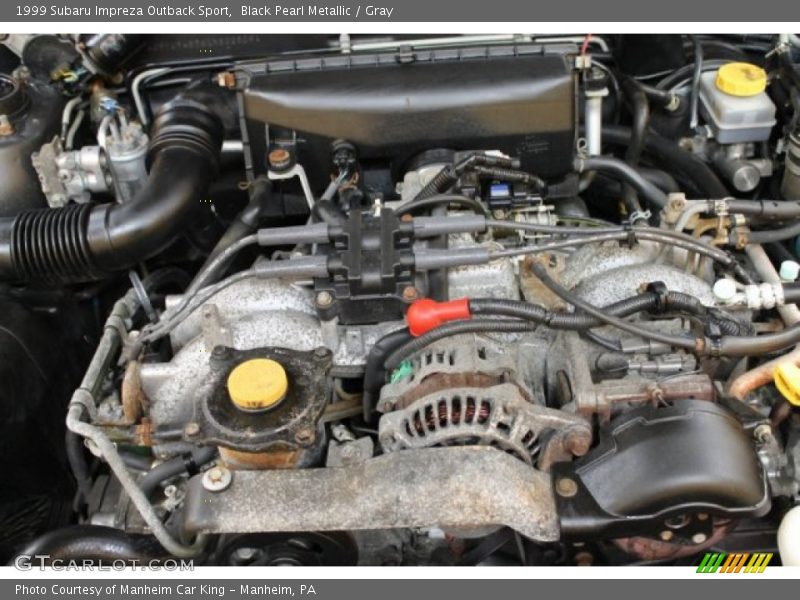 Black Pearl Metallic / Gray 1999 Subaru Impreza Outback Sport