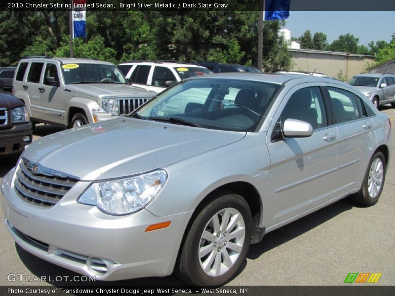 Bright Silver Metallic / Dark Slate Gray 2010 Chrysler Sebring Limited Sedan