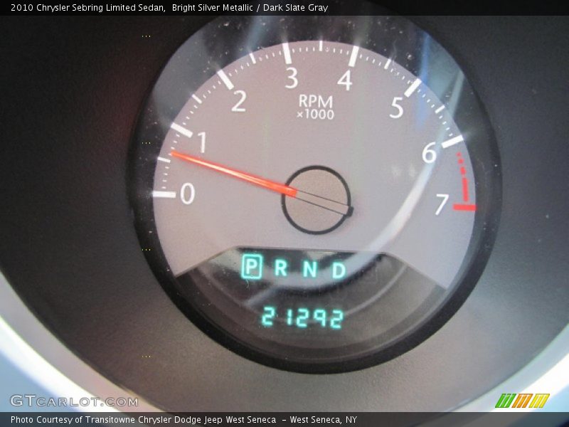 Bright Silver Metallic / Dark Slate Gray 2010 Chrysler Sebring Limited Sedan
