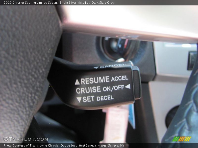 Bright Silver Metallic / Dark Slate Gray 2010 Chrysler Sebring Limited Sedan