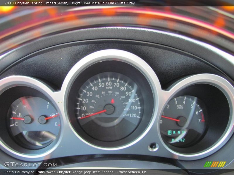 Bright Silver Metallic / Dark Slate Gray 2010 Chrysler Sebring Limited Sedan