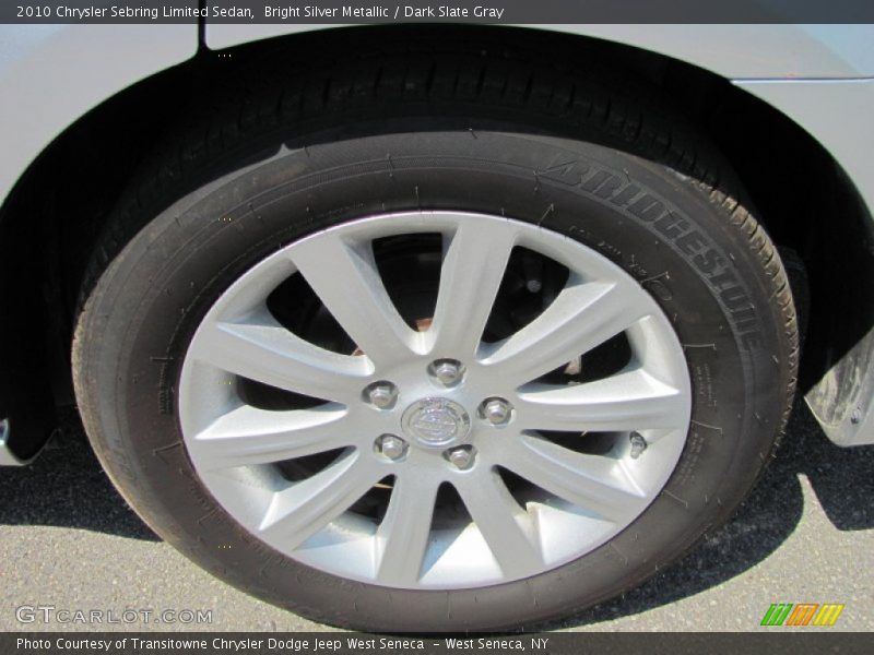 Bright Silver Metallic / Dark Slate Gray 2010 Chrysler Sebring Limited Sedan