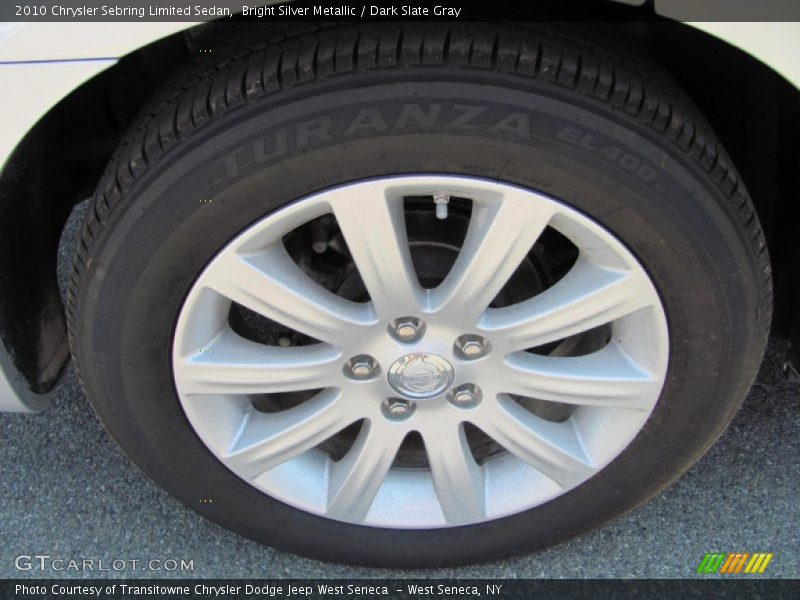 Bright Silver Metallic / Dark Slate Gray 2010 Chrysler Sebring Limited Sedan