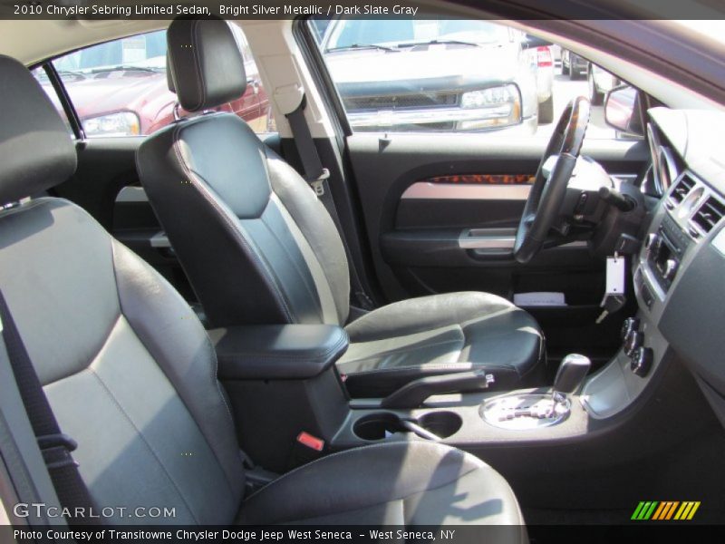 Bright Silver Metallic / Dark Slate Gray 2010 Chrysler Sebring Limited Sedan