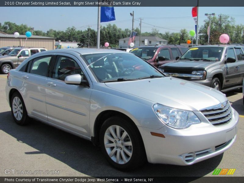 Bright Silver Metallic / Dark Slate Gray 2010 Chrysler Sebring Limited Sedan