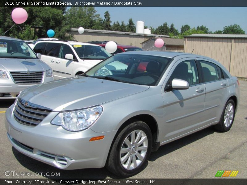 Bright Silver Metallic / Dark Slate Gray 2010 Chrysler Sebring Limited Sedan