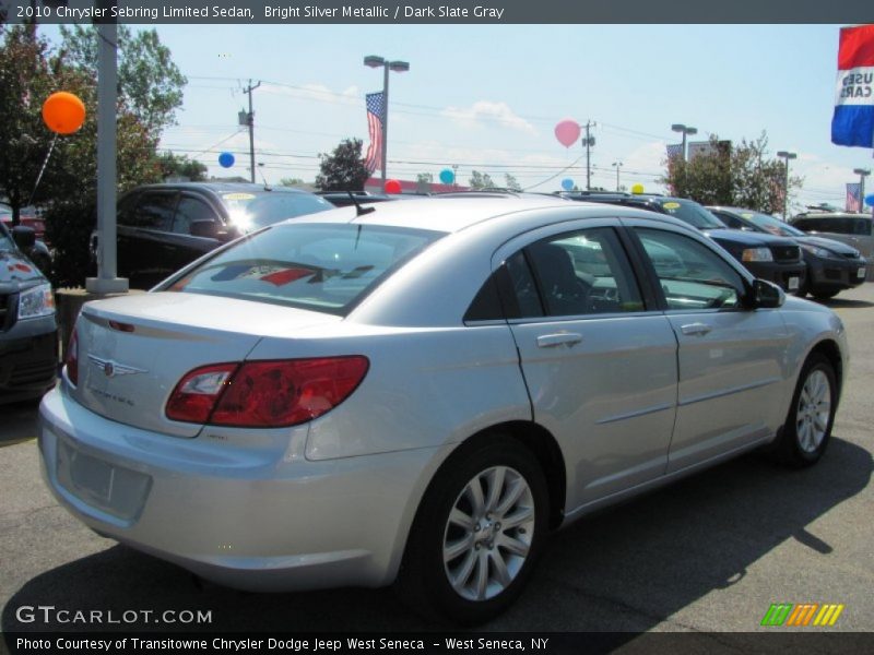 Bright Silver Metallic / Dark Slate Gray 2010 Chrysler Sebring Limited Sedan