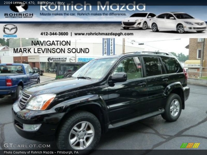 Black Onyx / Ivory 2004 Lexus GX 470