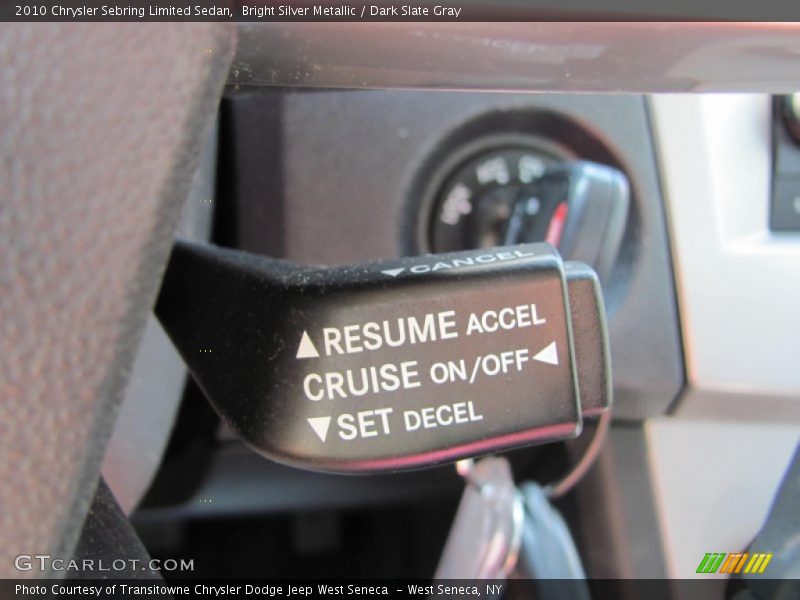 Bright Silver Metallic / Dark Slate Gray 2010 Chrysler Sebring Limited Sedan