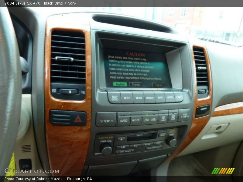 Black Onyx / Ivory 2004 Lexus GX 470