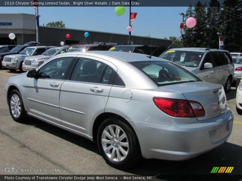 Bright Silver Metallic / Dark Slate Gray 2010 Chrysler Sebring Limited Sedan